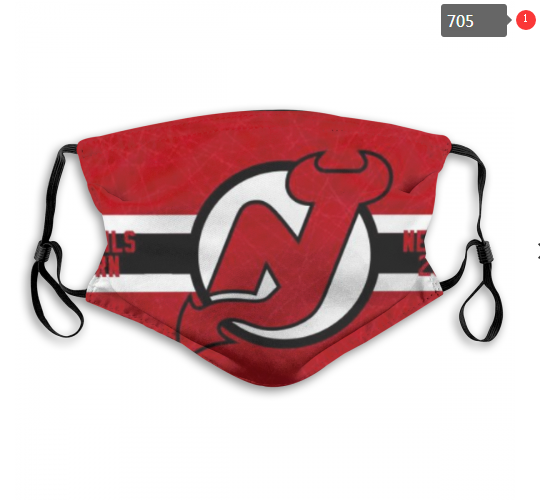 NHL New Jersey Devils #8 Dust mask with filter